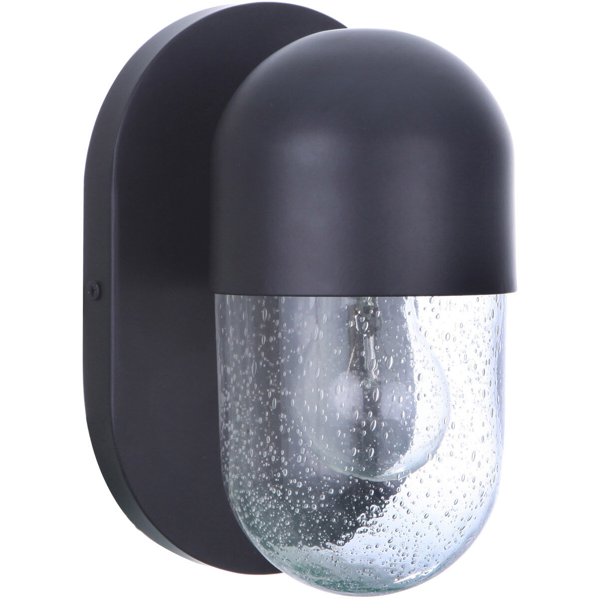Pill 1 Light 5.25 inch Flat Black Wall Sconce Wall Light
