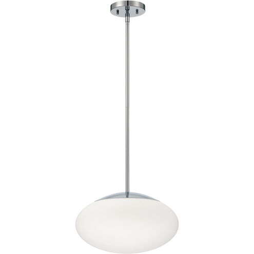 Gaze 1 Light 14 inch Chrome Pendant Ceiling Light, Oval