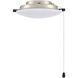 Universal Fan Light Kit LED Brushed Polished Nickel Light Kit