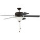 Decorator's Choice 52 inch Espresso with Walnut Blades Ceiling Fan