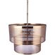 Mesh 9 Light 36 inch Satin Brass Pendant Ceiling Light