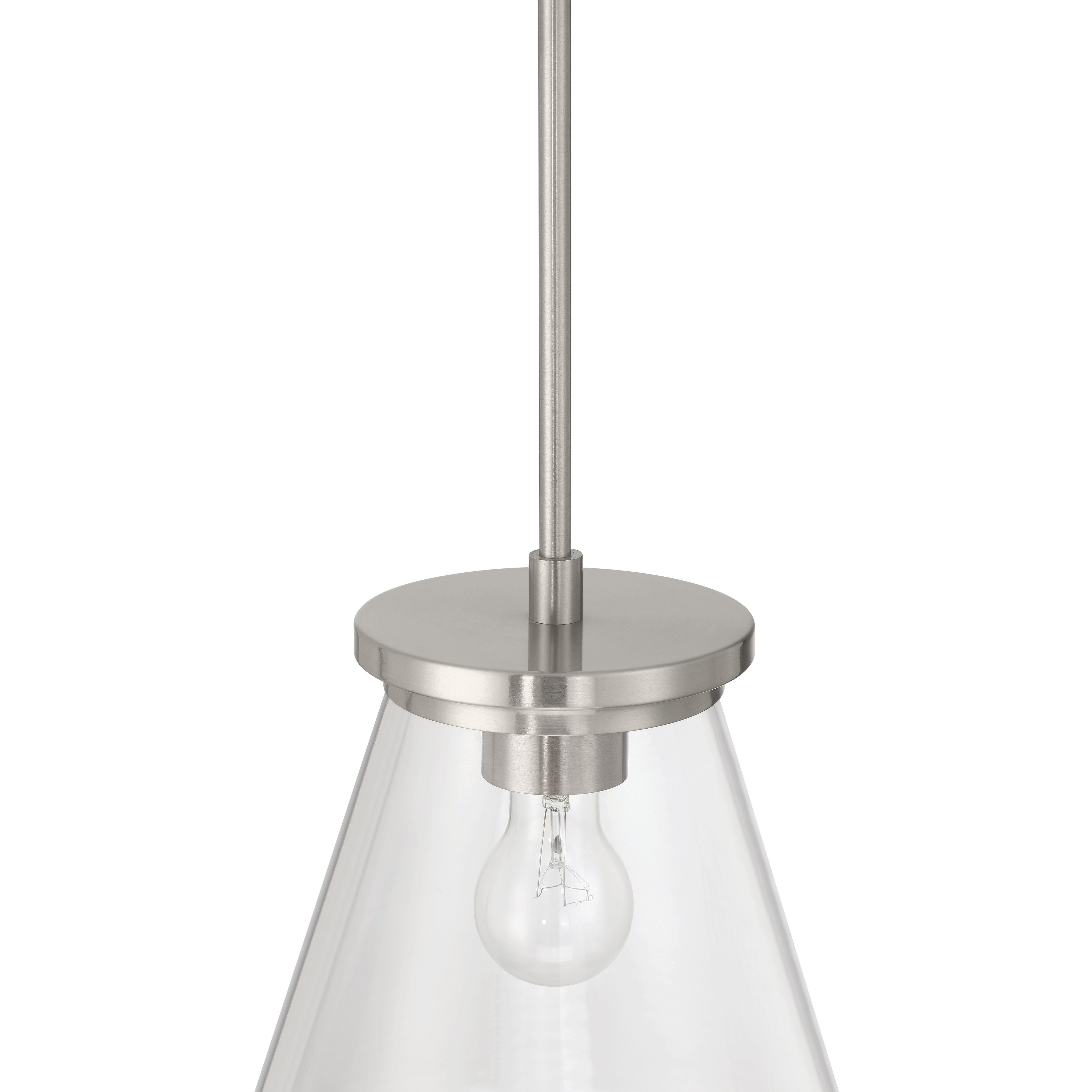 Connell 1 Light 10 inch Brushed Polished Nickel Pendant Ceiling Light