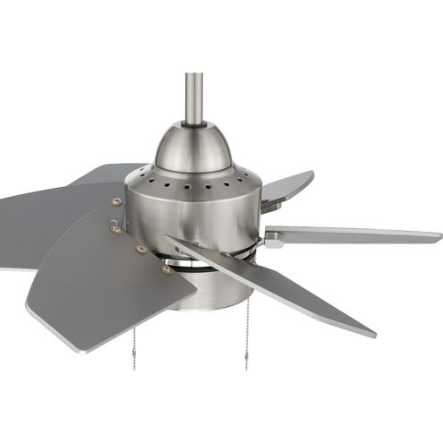 Propel II 24 inch Brushed Polished Nickel with Brushed Nickel/Brushed Nickel Blades Ceiling Fan