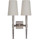 Ella 2 Light 13 inch Polished Nickel Wall Sconce Wall Light