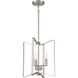 Shayna 3 Light 13 inch Brushed Polished Nickel Foyer Light Ceiling Light
