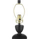 Misha 28.07 inch 100 watt Flat Black Table Lamp Portable Light