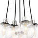 Neighborhood Que 5 Light 14.75 inch Chrome Pendant Ceiling Light