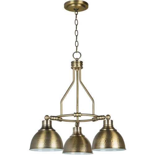 Timarron 3 Light 23 inch Legacy Brass Down Chandelier Ceiling Light