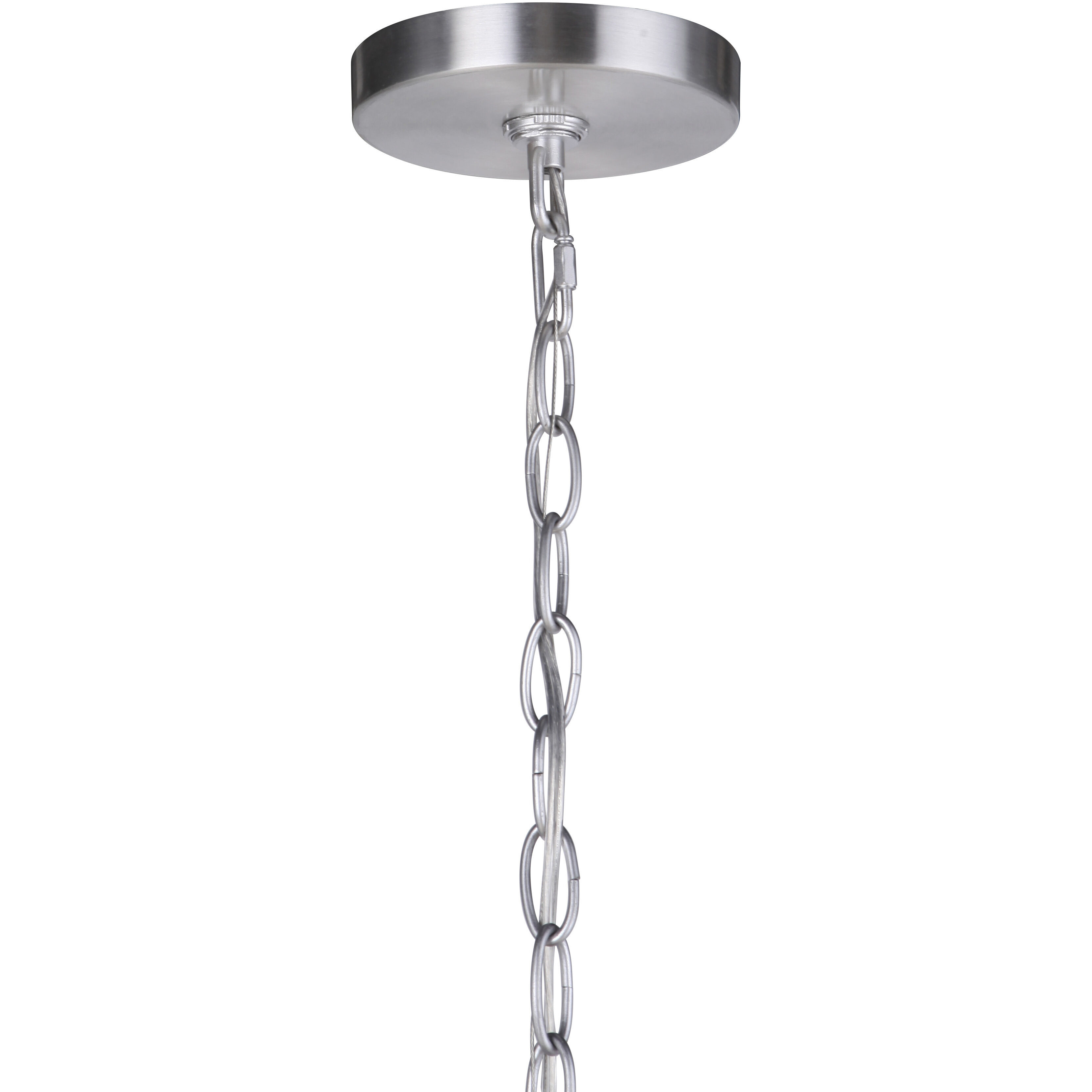 Neo 1 Light 8 inch Satin Aluminum Outdoor Pendant