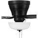 Wheeler 52 inch Flat Black with Flat Black/Greywood Blades Fan
