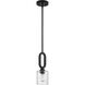 Collins 1 Light 5.13 inch Flat Black Mini Pendant Ceiling Light