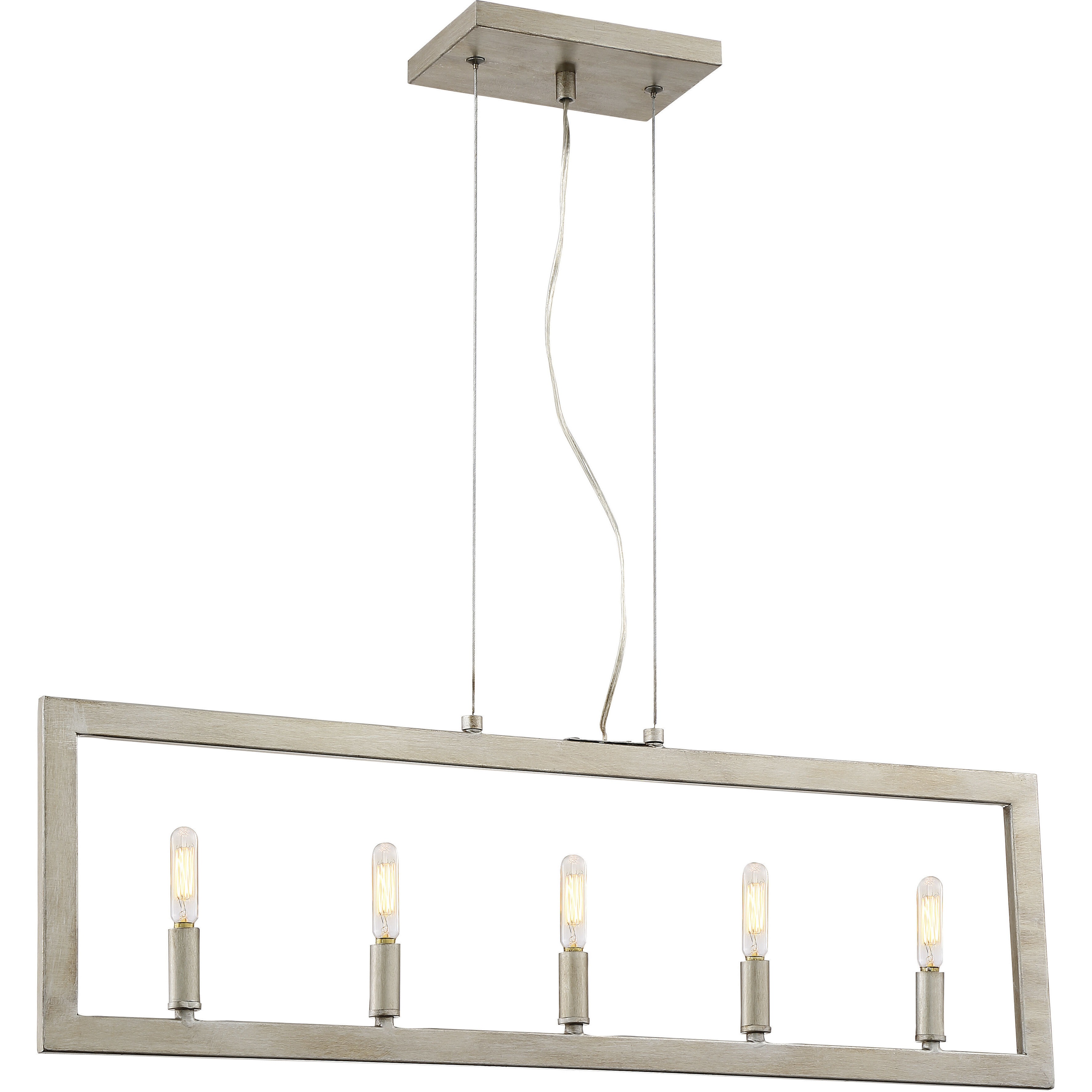 Portrait 5 Light 32 inch Gold Twilight Island Light Ceiling Light