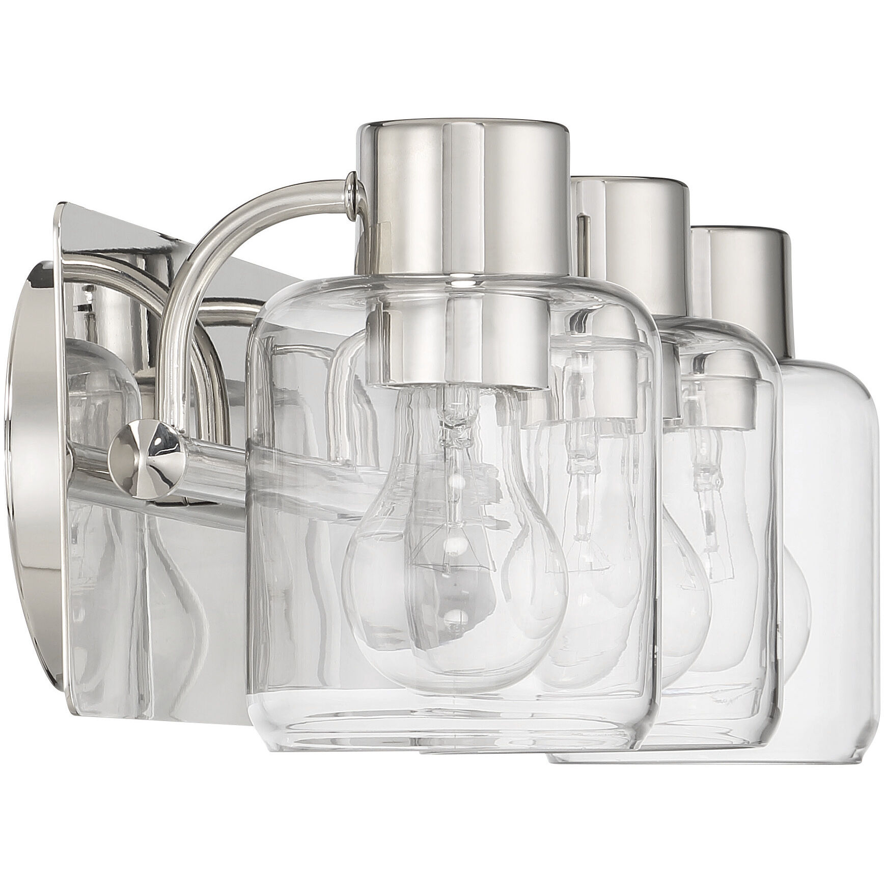 Rori 3 Light 20.25 inch Polished Nickel Vanity Light Wall Light