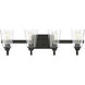 Neighborhood Grace 4 Light 28 inch Espresso Vanity Light Wall Light, Neighborhood Collection