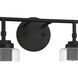 Stowe 4 Light 31 inch Flat Black Vanity Light Wall Light