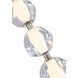 Jackie LED 6.3 inch Polished Nickel Pendant Ceiling Light