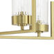 Whittley 6 Light 29.75 inch Satin Brass Chandelier Ceiling Light