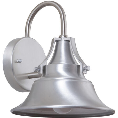 Union Outdoor Wall Mount in Satin Aluminum, Small