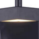 Drama LED 6 inch Flat Black Mini Pendant Ceiling Light