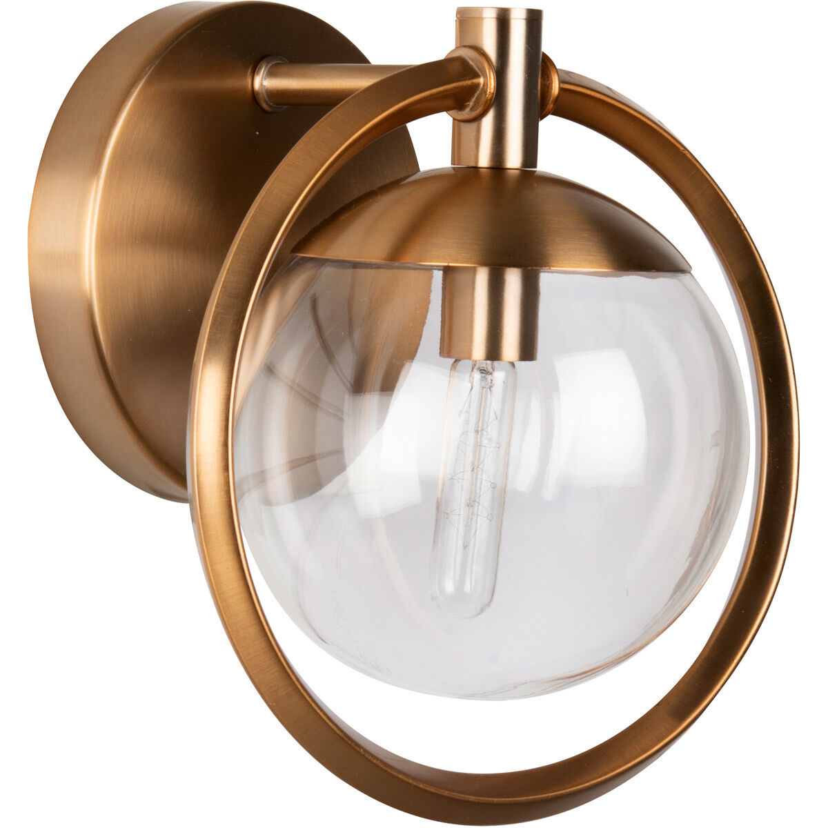 Piltz 1 Light 10.13 inch Satin Brass Vanity Light Wall Light