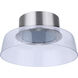 Centric LED 13.75 inch Brushed Polished Nickel Flushmount Ceiling Light