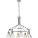 State House 8 Light 37.44 inch Polished Nickel Chandelier Ceiling Light