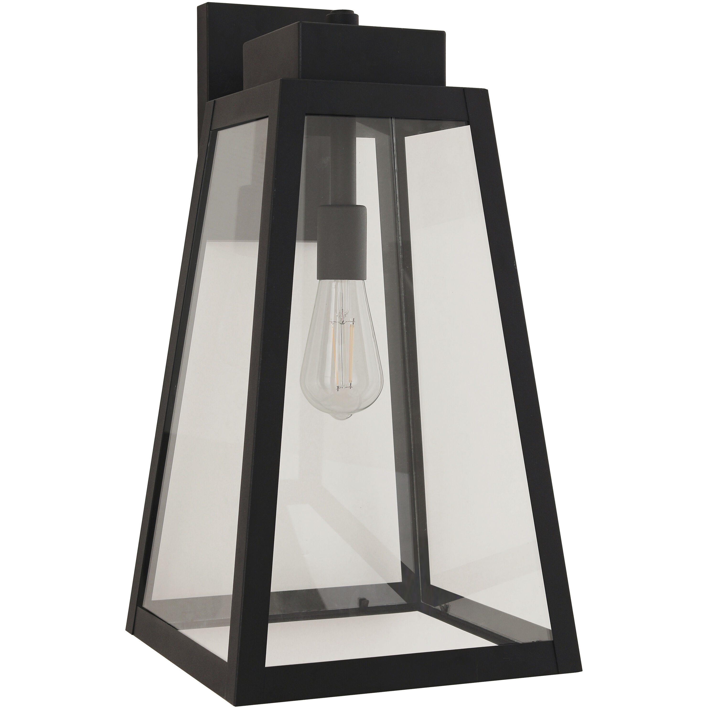 Sorano 1 Light 10.63 inch Textured Black Outdoor Lantern