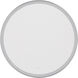Ross 32 X 32 inch Brushed Polished Nickel Framed LED Mirror, Front Lit
