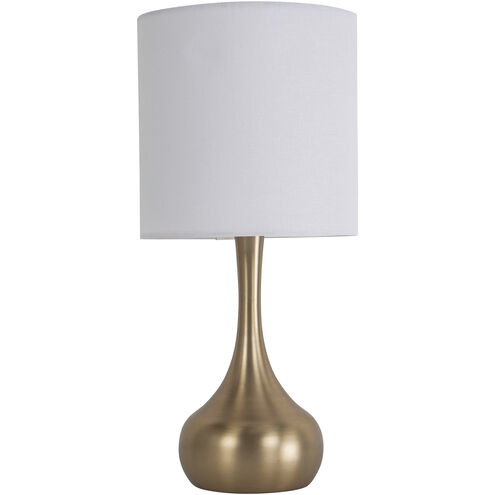 Bejamin 17.24 inch 60 watt Satin Brass Table Lamp Portable Light