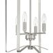 Shayna 4 Light 15 inch Brushed Polished Nickel Foyer Light Ceiling Light