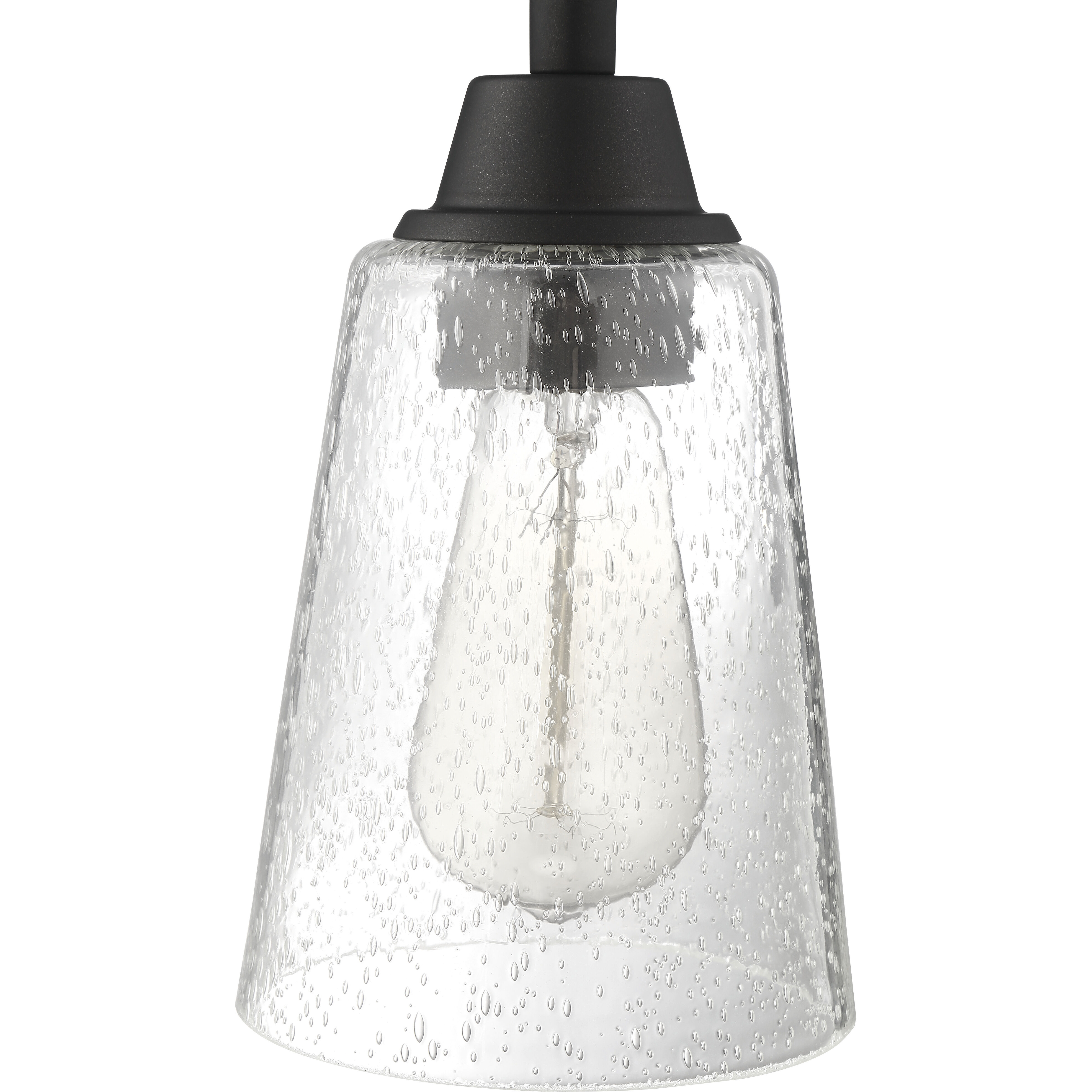 Neighborhood Grace 1 Light 5 inch Espresso Mini Pendant Ceiling Light in Clear Seeded, Neighborhood Collection