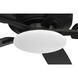 Super Pro 112 60 inch Flat Black with Flat Black/Greywood Blades Contractor Ceiling Fan, Slim