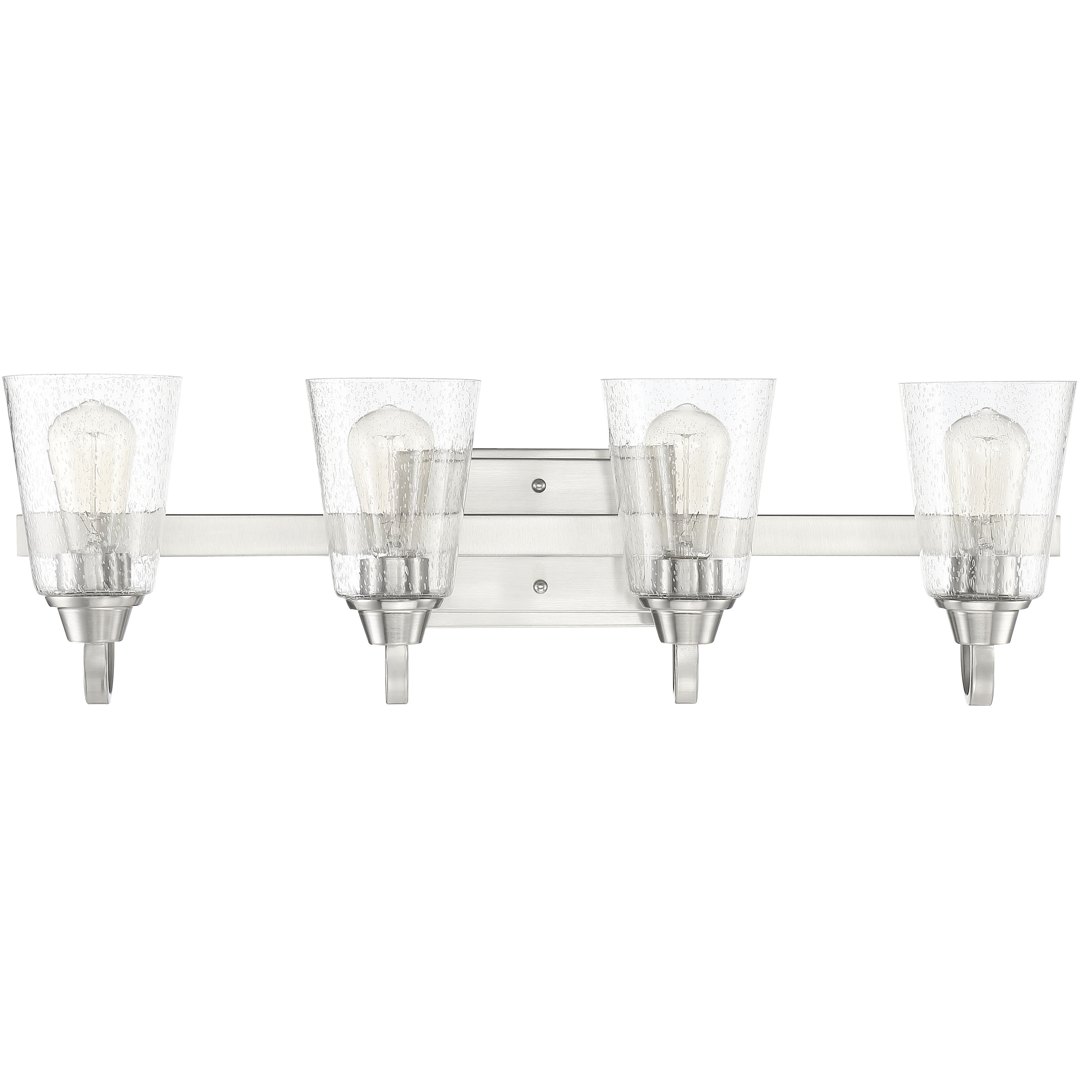 Neighborhood Grace 4 Light 28 inch Brushed Polished Nickel Vanity Light Wall Light, Neighborhood Collection