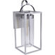 Neo 1 Light 28 inch Satin Aluminum Outdoor Wall Lantern