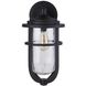 Voyage 1 Light 19 inch Midnight Outdoor Wall Lantern