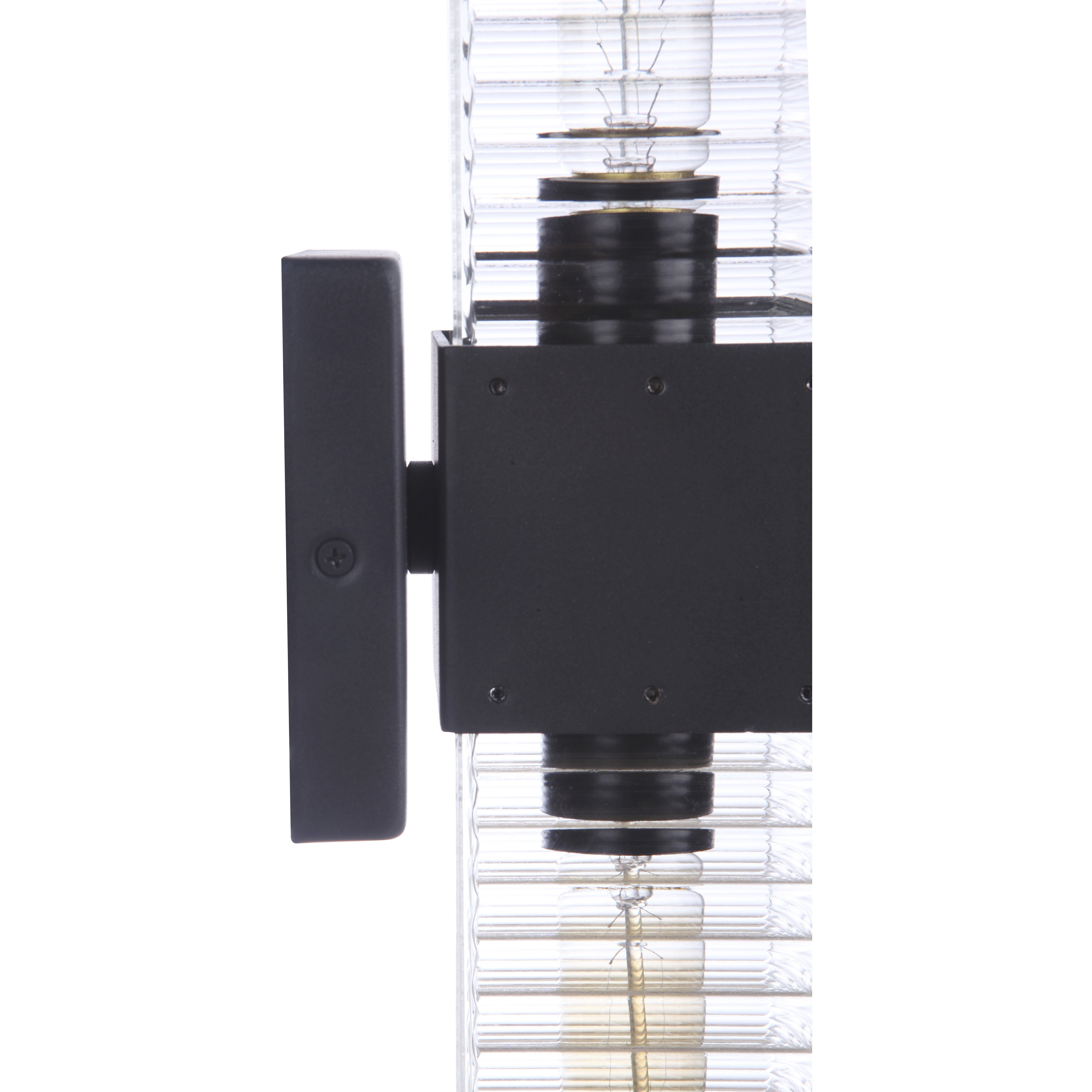 Ridge 2 Light 24 inch Midnight Outdoor Wall Sconce