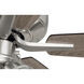 Pro Plus 104 52 inch Brushed Polished Nickel with Driftwood/Grey Walnut Blades Contractor Ceiling Fan