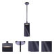 Drama LED 6 inch Flat Black Mini Pendant Ceiling Light