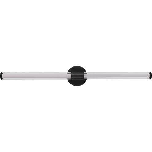 Contrast LED 34 inch Flat Black Vanity Light Wall Light