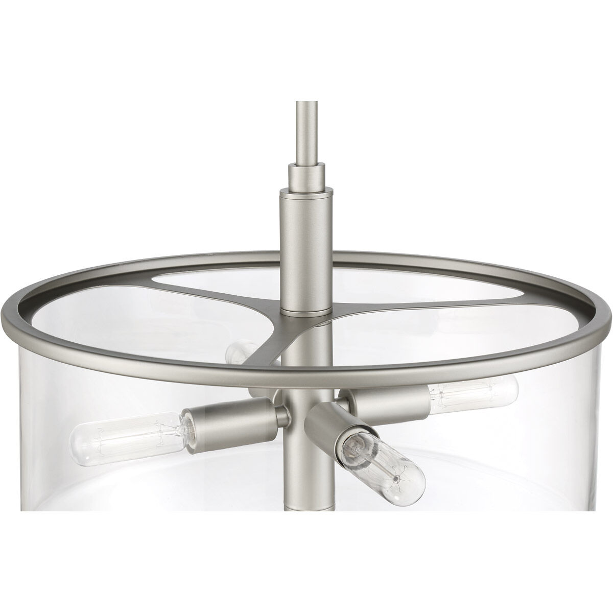 Hailie 4 Light 14.13 inch Satin Nickel Pendant Ceiling Light
