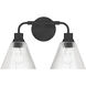 Pleated 2 Light 16.88 inch Bathroom Vanity Light