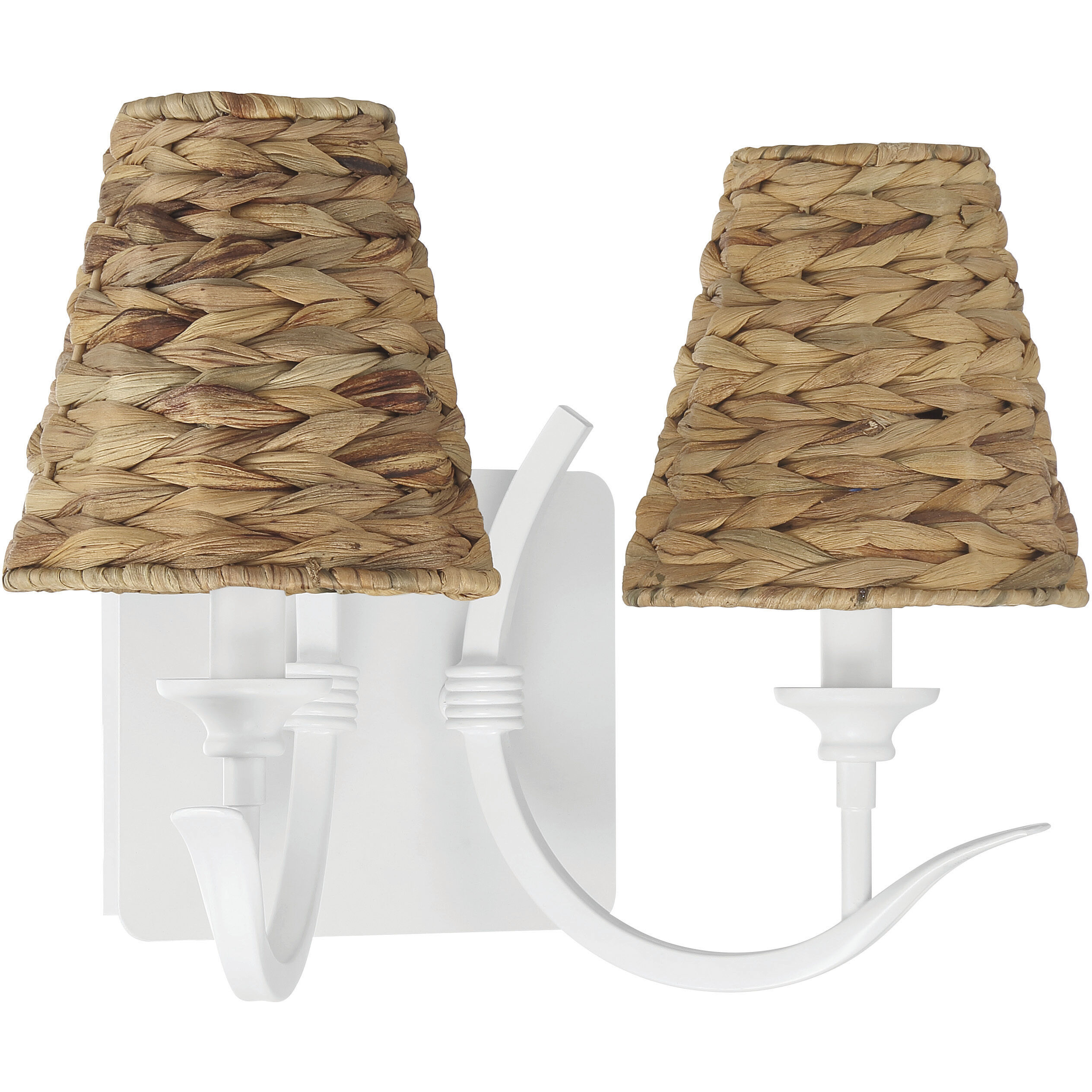 Kokomo 2 Light 14.13 inch Matte White Wall Sconce Wall Light