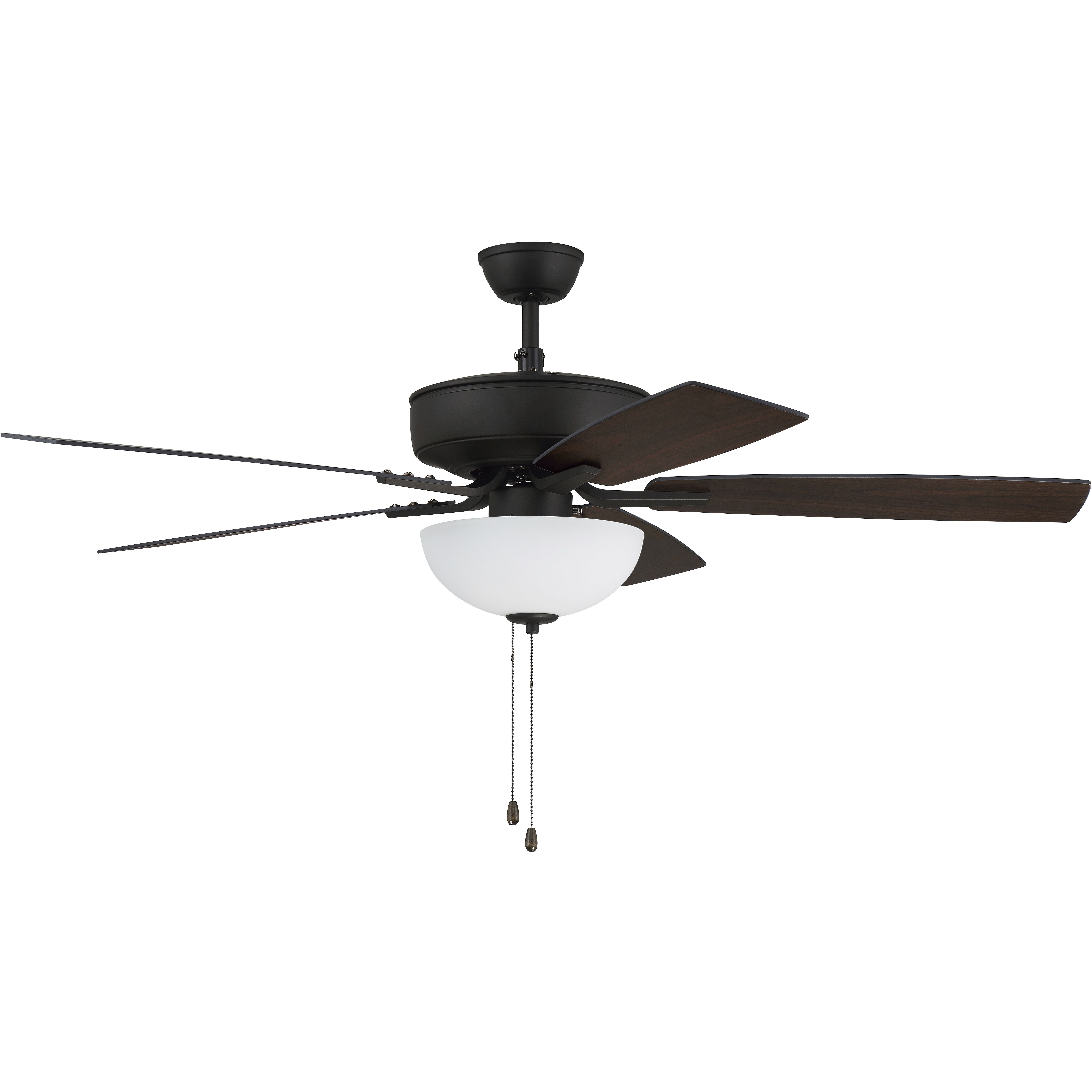 Pro Plus 211 52 inch Espresso with Espresso/Walnut Blades Contractor Ceiling Fan
