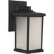 Resilience Lanterns 1 Light 14 inch Textured Black Outdoor Wall Lantern in Textured Matte Black