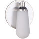 Riggs 1 Light 7 inch Brushed Polished Nickel and Polished Nickel Wall Sconce Wall Light