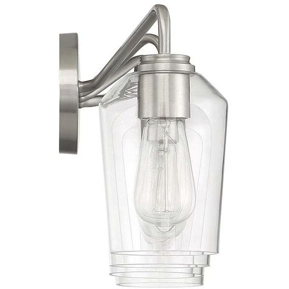 Shayna 4 Light 31 inch Brushed Polished Nickel Vanity Light Wall Light