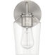 Shayna 1 Light 5 inch Brushed Polished Nickel Wall Sconce Wall Light