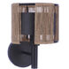 Kensey 1 Light 7.13 inch Flat Black Wall Sconce Wall Light