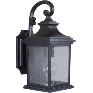Gentry 1 Light 14 inch Midnight Outdoor Wall Mount, Small