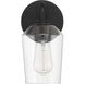 Shayna 1 Light 5 inch Flat Black Wall Sconce Wall Light